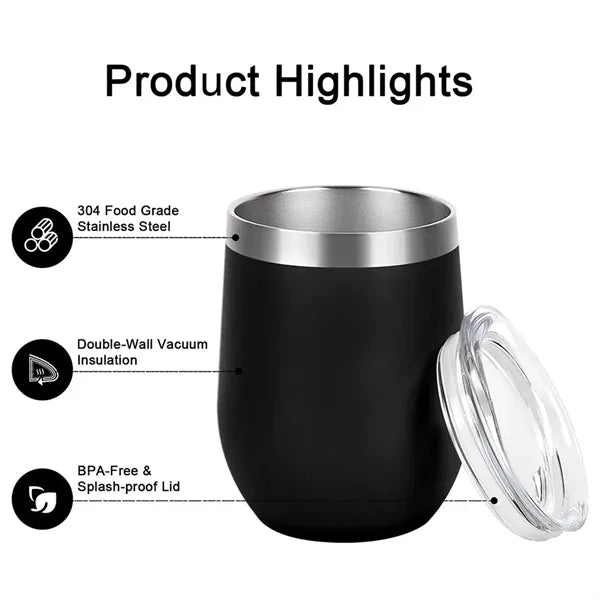 12oZ Double Wall Vacuum Tumbler
