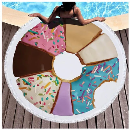 Round Beach Towel