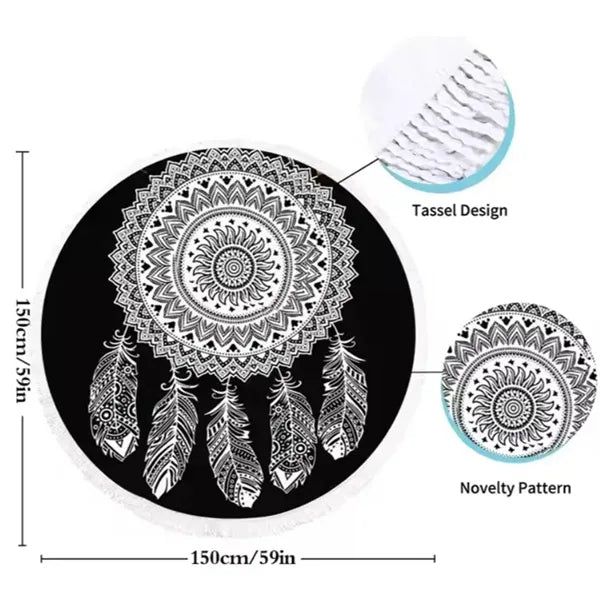 Round Beach Towel