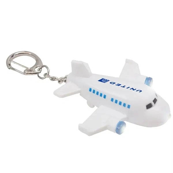 Airplane LED Light Keychain