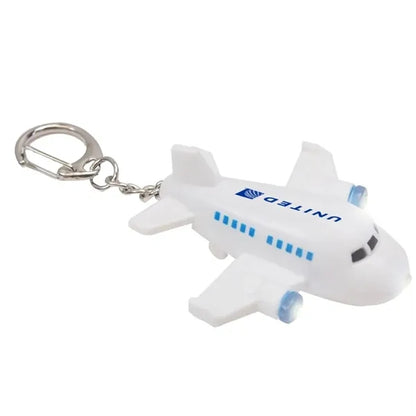 Airplane LED Light Keychain