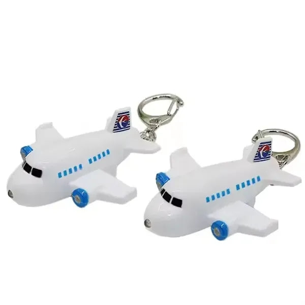 Airplane LED Light Keychain