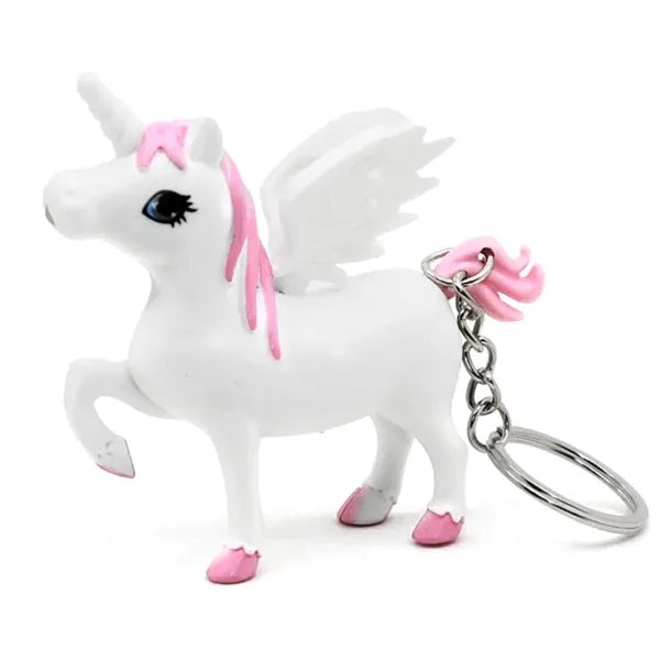 Flying Unicorn LED Keychain