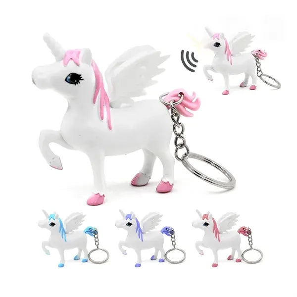 Flying Unicorn LED Keychain
