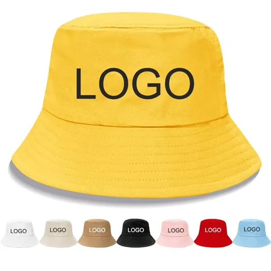 Unisex Cotton Bucket Hat Summer Sun Beach Fishing Cap