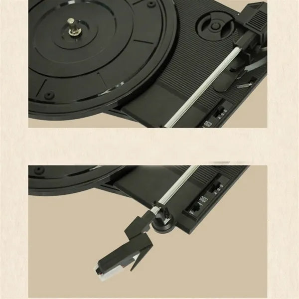 Portable Bluetooth Vinyl Record Player with Speakers