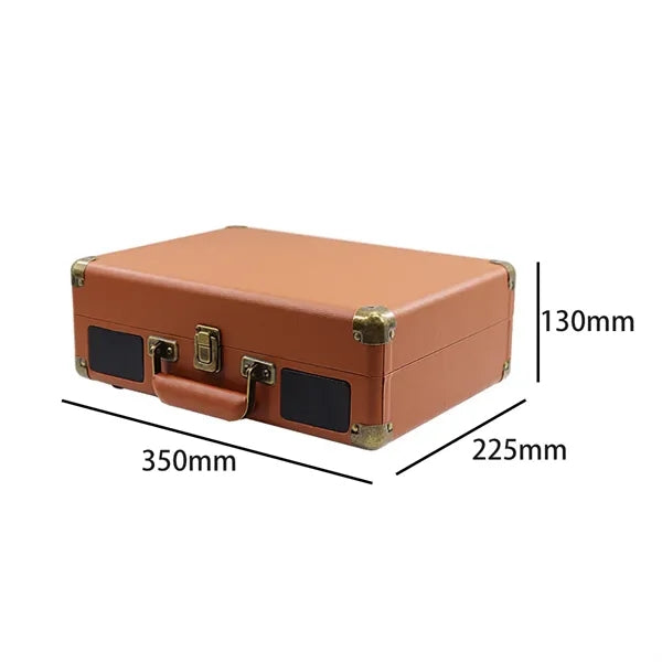 Portable Bluetooth Vinyl Record Player with Speakers
