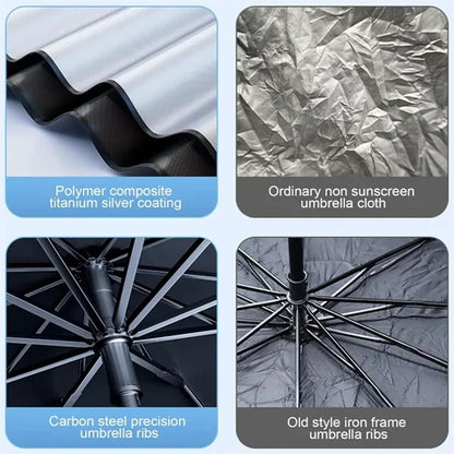 Foldable Car Windshield Sunshade Umbrella
