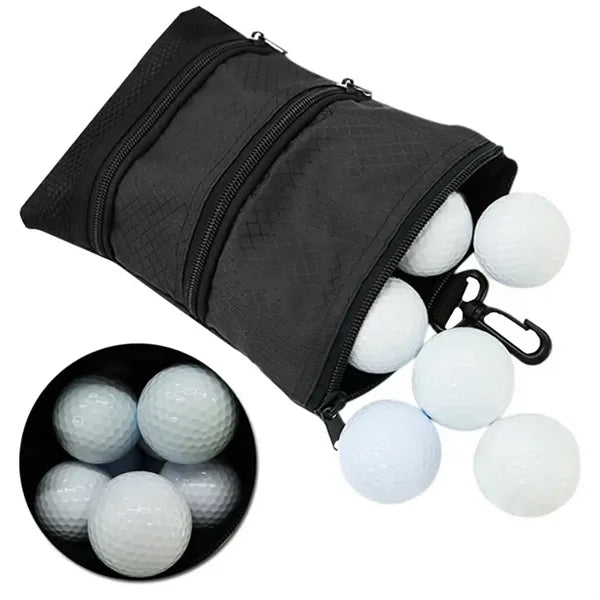 Compact Golf Pouch Bag with Clip for Essentials