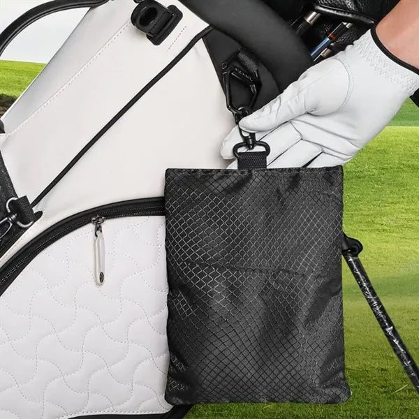Compact Golf Pouch Bag with Clip for Essentials