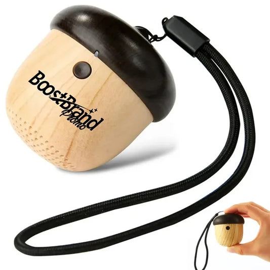 Acorn Shape Portable Bluetooth Mini Speaker with Mic