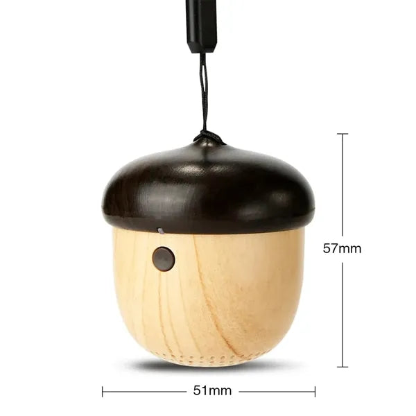 Acorn Shape Portable Bluetooth Mini Speaker with Mic