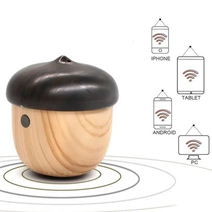 Acorn Shape Portable Bluetooth Mini Speaker with Mic