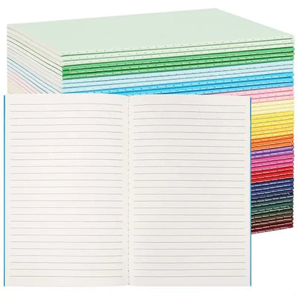 Colorful Notebooks Journals Bulk Set Lined Travel Notepad