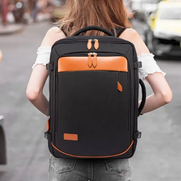 40L Expandable Travel Backpack with Organizer Cubes