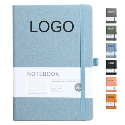 Customizable Lined Notebook with Pen Loop Journal