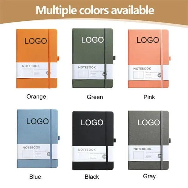 Customizable Lined Notebook with Pen Loop Journal