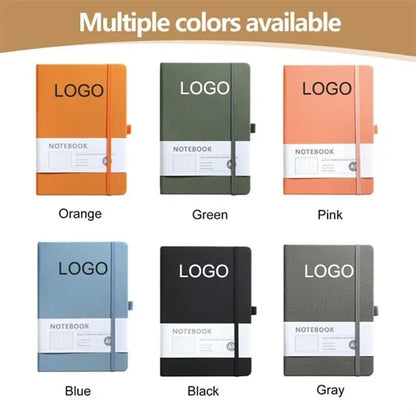Customizable Lined Notebook with Pen Loop Journal