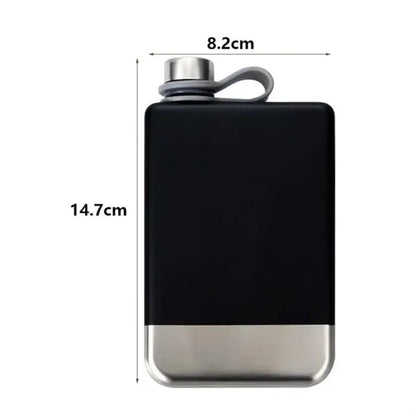 9Oz. Stainless Steel Hip Flask with Screw Cap