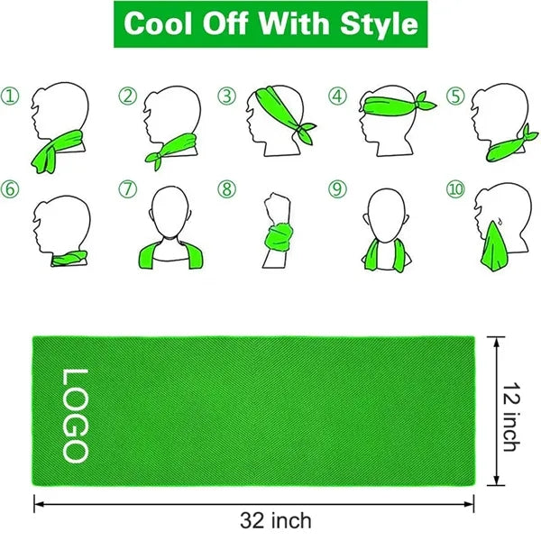 Custom Instant Chill Sports Quick Dry Cooling Towel