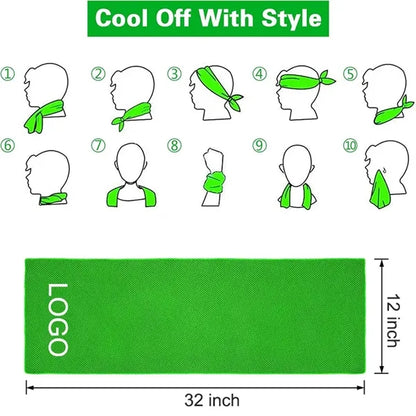 Custom Instant Chill Sports Quick Dry Cooling Towel