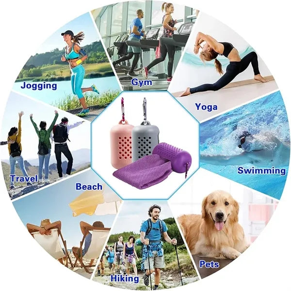 Custom Instant Chill Sports Quick Dry Cooling Towel