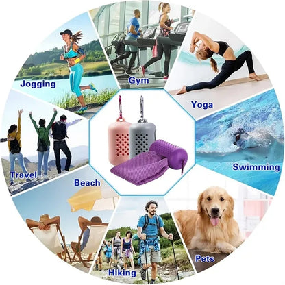 Custom Instant Chill Sports Quick Dry Cooling Towel