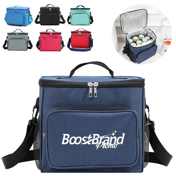 10L Insulated Thermal Lunch Bag with Shoulder Strap