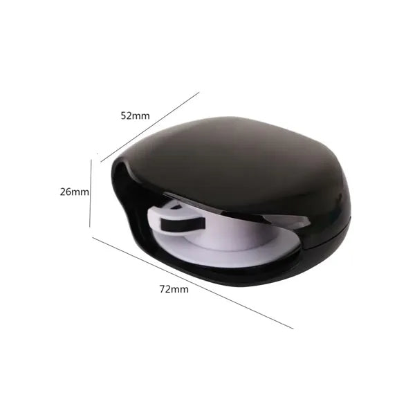 Round Cable Organizer Case for Earbuds and Charging Cords