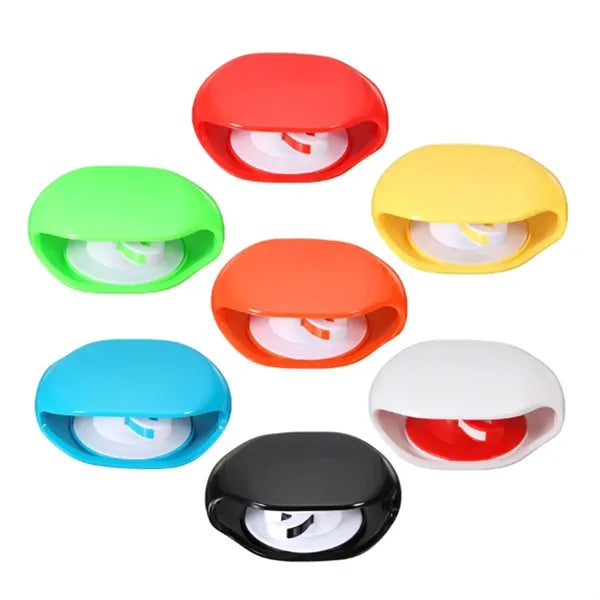 Round Cable Organizer Case for Earbuds and Charging Cords