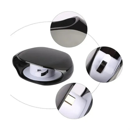 Round Cable Organizer Case for Earbuds and Charging Cords