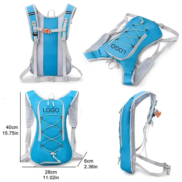 Lightweight Hydration Backpack with Helmet Mesh Bag Pack