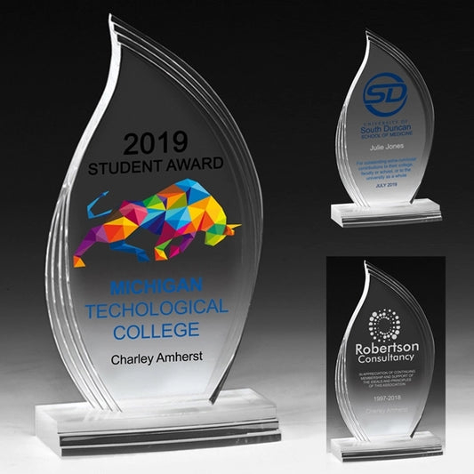 Flame Legend Award - 4 1/2" x 8 7/8" x 3/4"