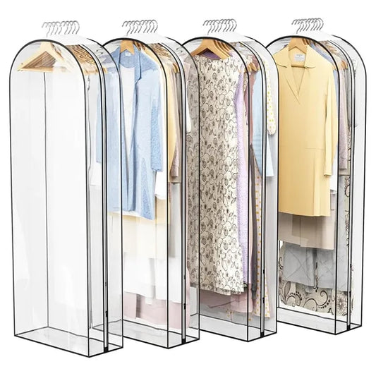 60 in Clear Garment Bag for Hanging Clothes