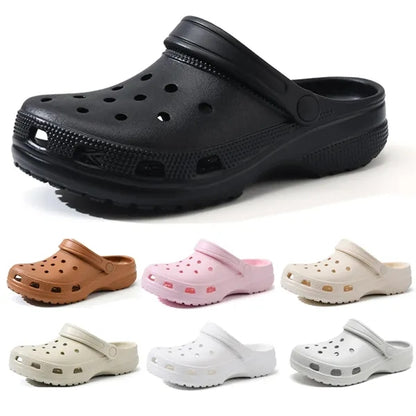 Summer Thick Soled Casual Perforated Shoes