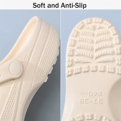 Summer Thick Soled Casual Perforated Shoes