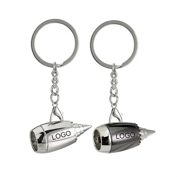 Creative Plane Keychain Airplane Keyring Aircraft Engine Key