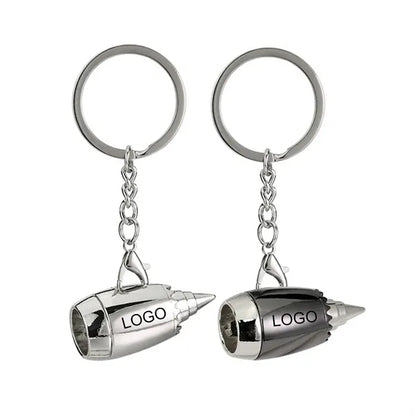 Creative Plane Keychain Airplane Keyring Aircraft Engine Key