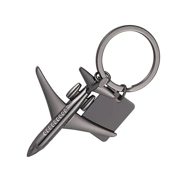 Creative Plane Keychain Airplane Keyring Aircraft Engine Key