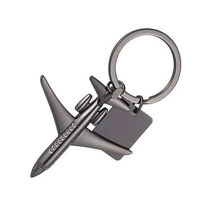Creative Plane Keychain Airplane Keyring Aircraft Engine Key