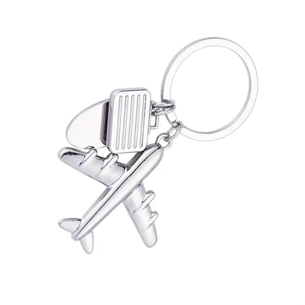 Creative Plane Keychain Airplane Keyring Aircraft Engine Key