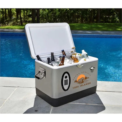 Sasquatch 54QT Bluetooth Music Cooler, Front Imprint
