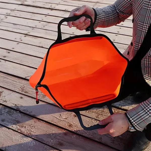 EVA Fishing Gear Storage Bag with Zipper and Handle