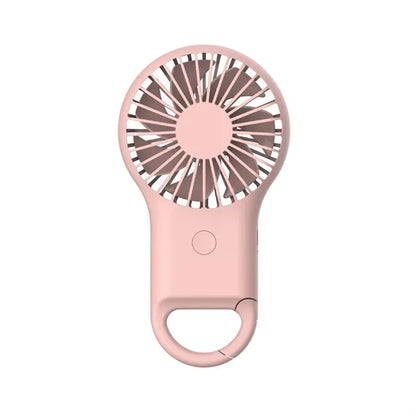 Rechargeable Handheld Fan with Carabiner