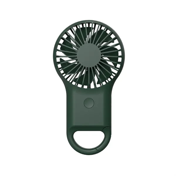 Rechargeable Handheld Fan with Carabiner