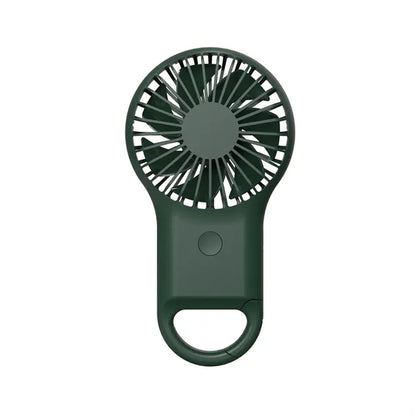 Rechargeable Handheld Fan with Carabiner
