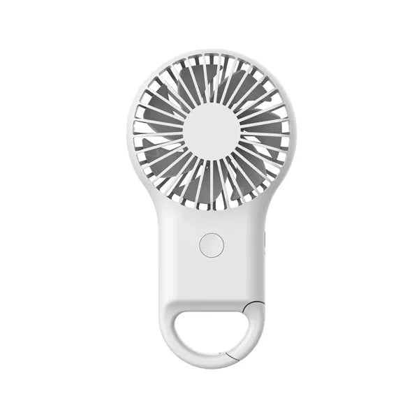 Rechargeable Handheld Fan with Carabiner
