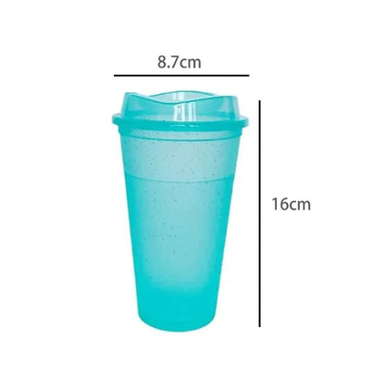 16Oz. Plastic Shaker Cup with Flip Lid in Assorted Colors
