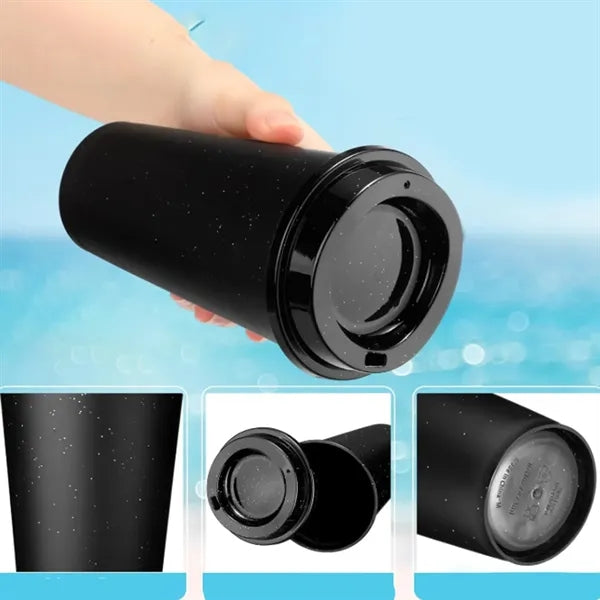 16Oz. Plastic Shaker Cup with Flip Lid in Assorted Colors