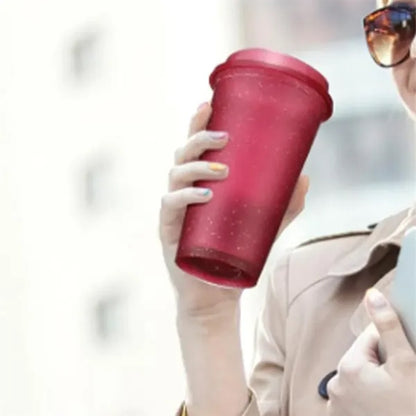 16Oz. Plastic Shaker Cup with Flip Lid in Assorted Colors